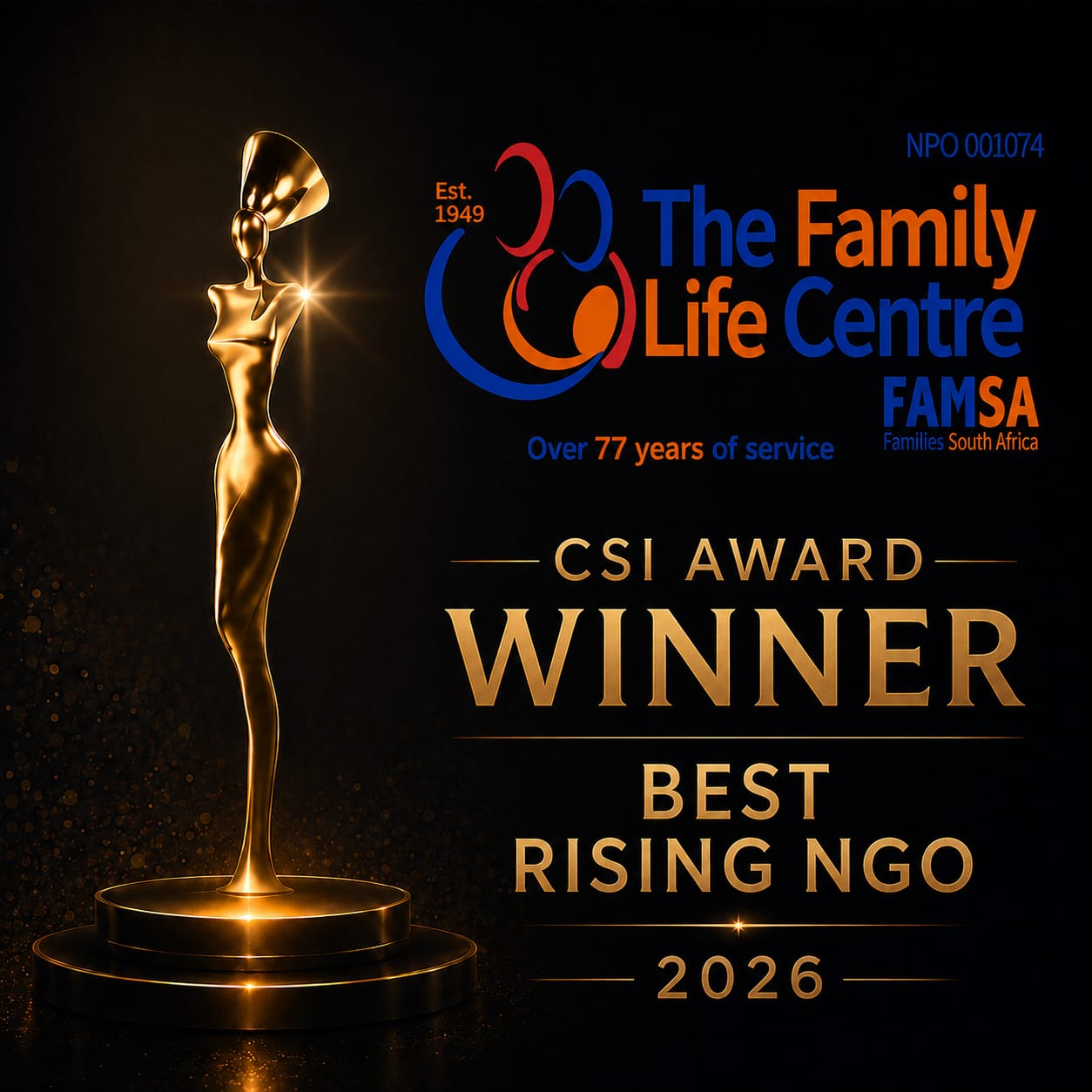The Family Life Centre — CSI Award Winner, Best Rising NGO 2026